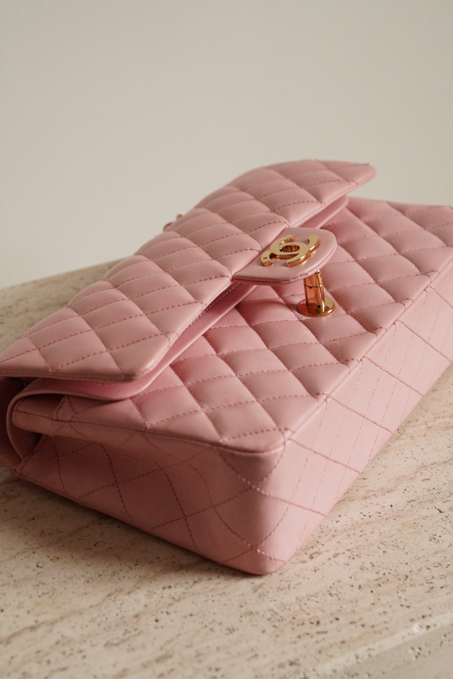 CHANEL CLASSIC MEDIUM DOUBLE FLAP | ROSE SAKURA