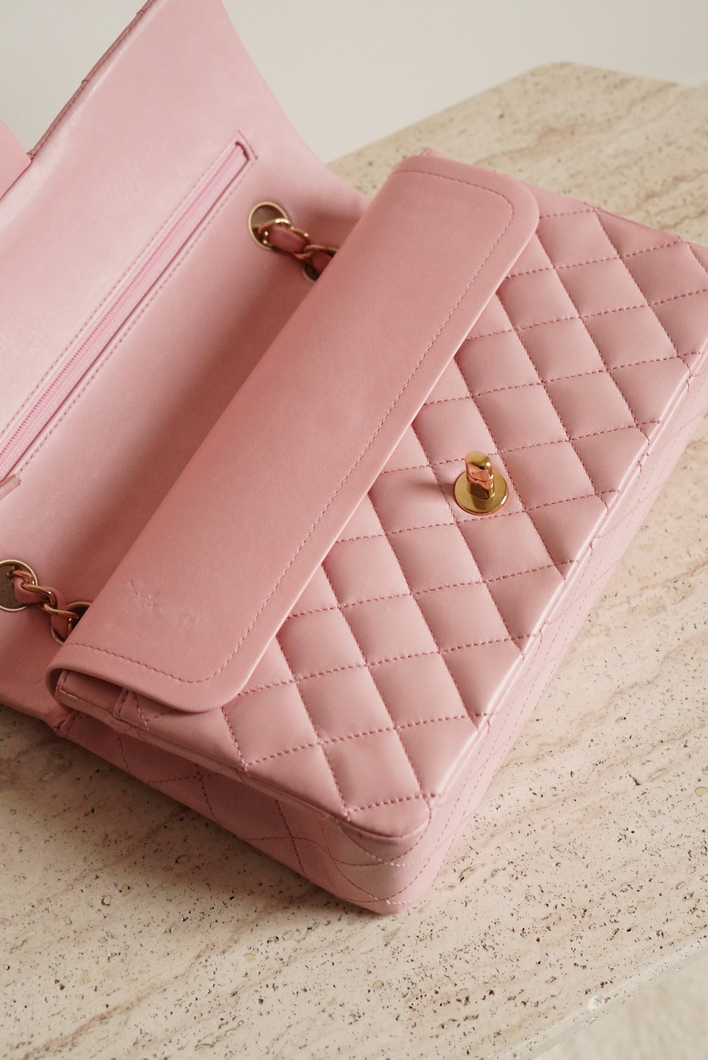 CHANEL CLASSIC MEDIUM DOUBLE FLAP | ROSE SAKURA