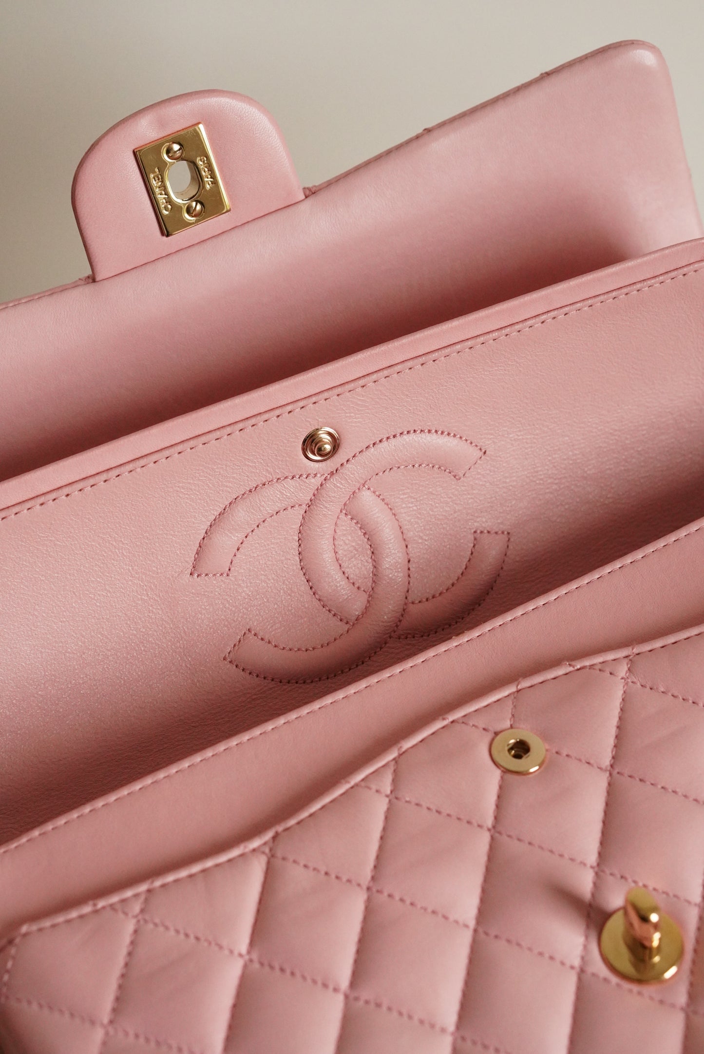 CHANEL CLASSIC MEDIUM DOUBLE FLAP | ROSE SAKURA