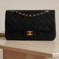 CHANEL CLASSIC MEDIUM DOUBLE FLAP | NAVY BLUE