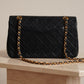 CHANEL CLASSIC MEDIUM DOUBLE FLAP | NAVY BLUE