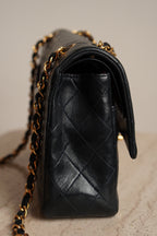 CHANEL CLASSIC MEDIUM DOUBLE FLAP | NAVY BLUE