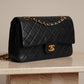 CHANEL CLASSIC MEDIUM DOUBLE FLAP | NAVY BLUE