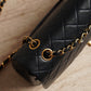 CHANEL CLASSIC MEDIUM DOUBLE FLAP | NAVY BLUE