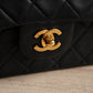 CHANEL CLASSIC MEDIUM DOUBLE FLAP | NAVY BLUE