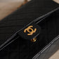 CHANEL CLASSIC MEDIUM DOUBLE FLAP | NAVY BLUE