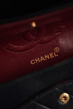 CHANEL CLASSIC MEDIUM DOUBLE FLAP | NAVY BLUE