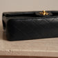 CHANEL CLASSIC MEDIUM DOUBLE FLAP | NAVY BLUE