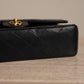 CHANEL CLASSIC MEDIUM DOUBLE FLAP | NAVY BLUE