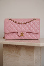 CHANEL CLASSIC MEDIUM DOUBLE FLAP | ROSE SAKURA
