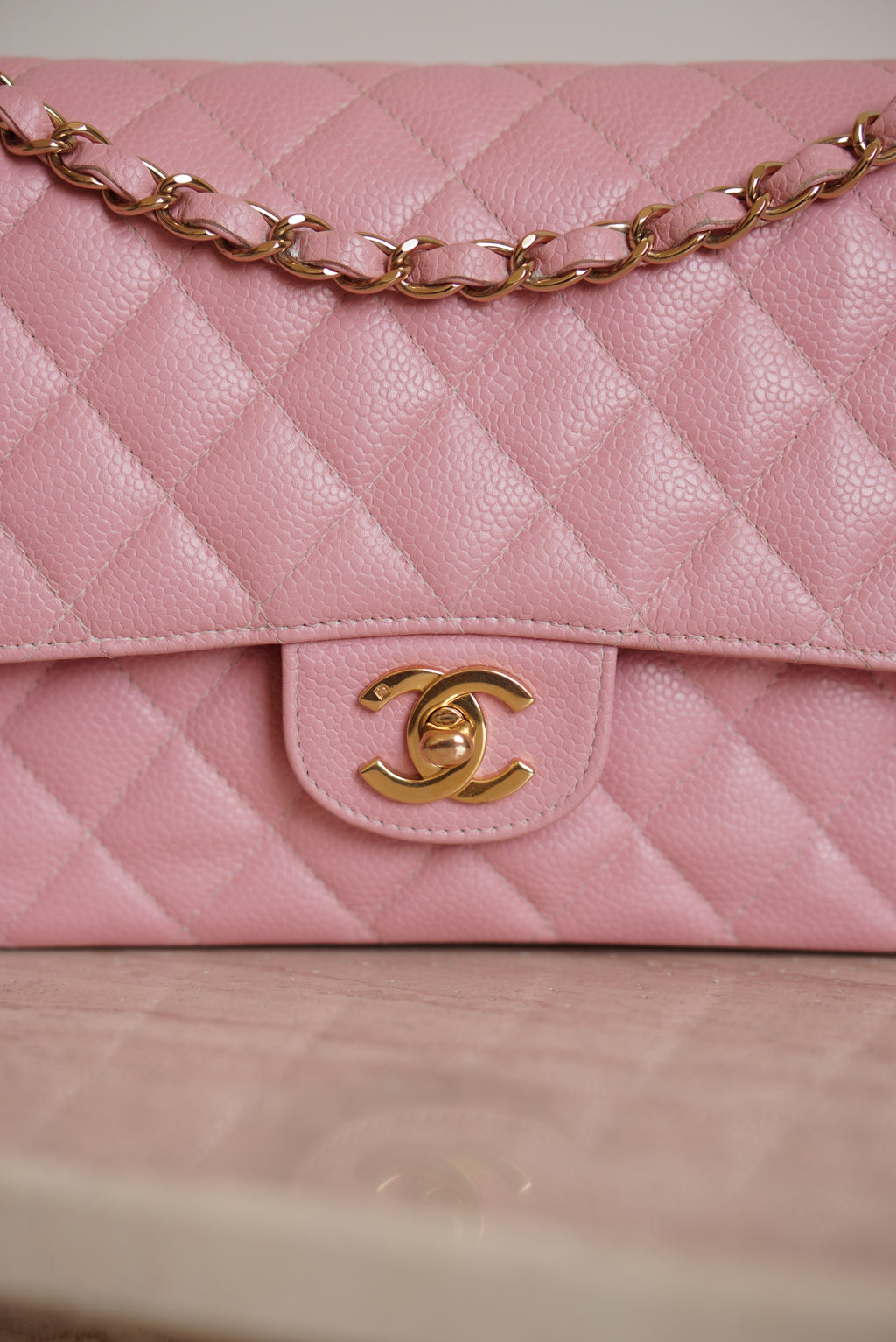 CHANEL CLASSIC MEDIUM DOUBLE FLAP | ROSE SAKURA