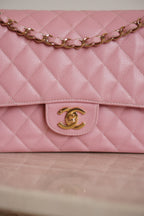 CHANEL CLASSIC MEDIUM DOUBLE FLAP | ROSE SAKURA