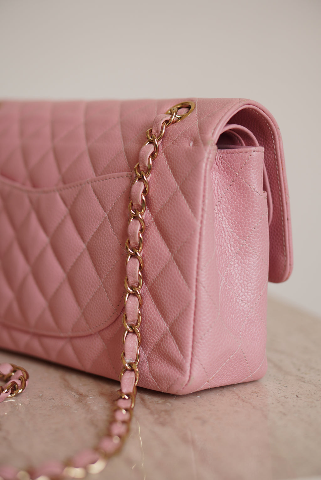 CHANEL CLASSIC MEDIUM DOUBLE FLAP | ROSE SAKURA