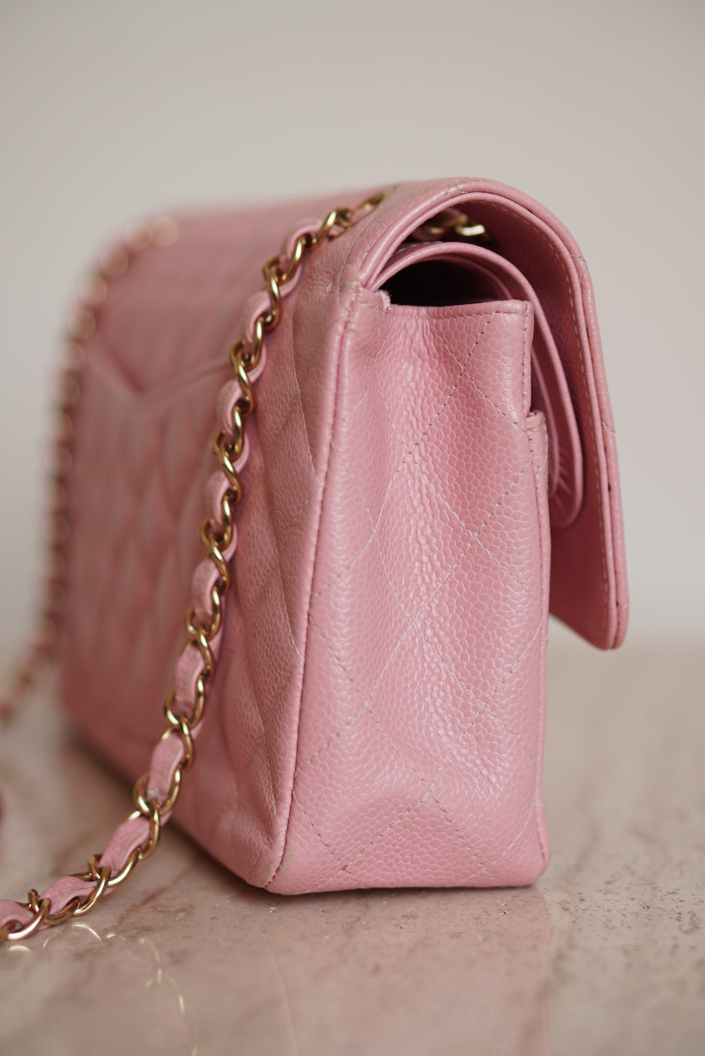 CHANEL CLASSIC MEDIUM DOUBLE FLAP | ROSE SAKURA