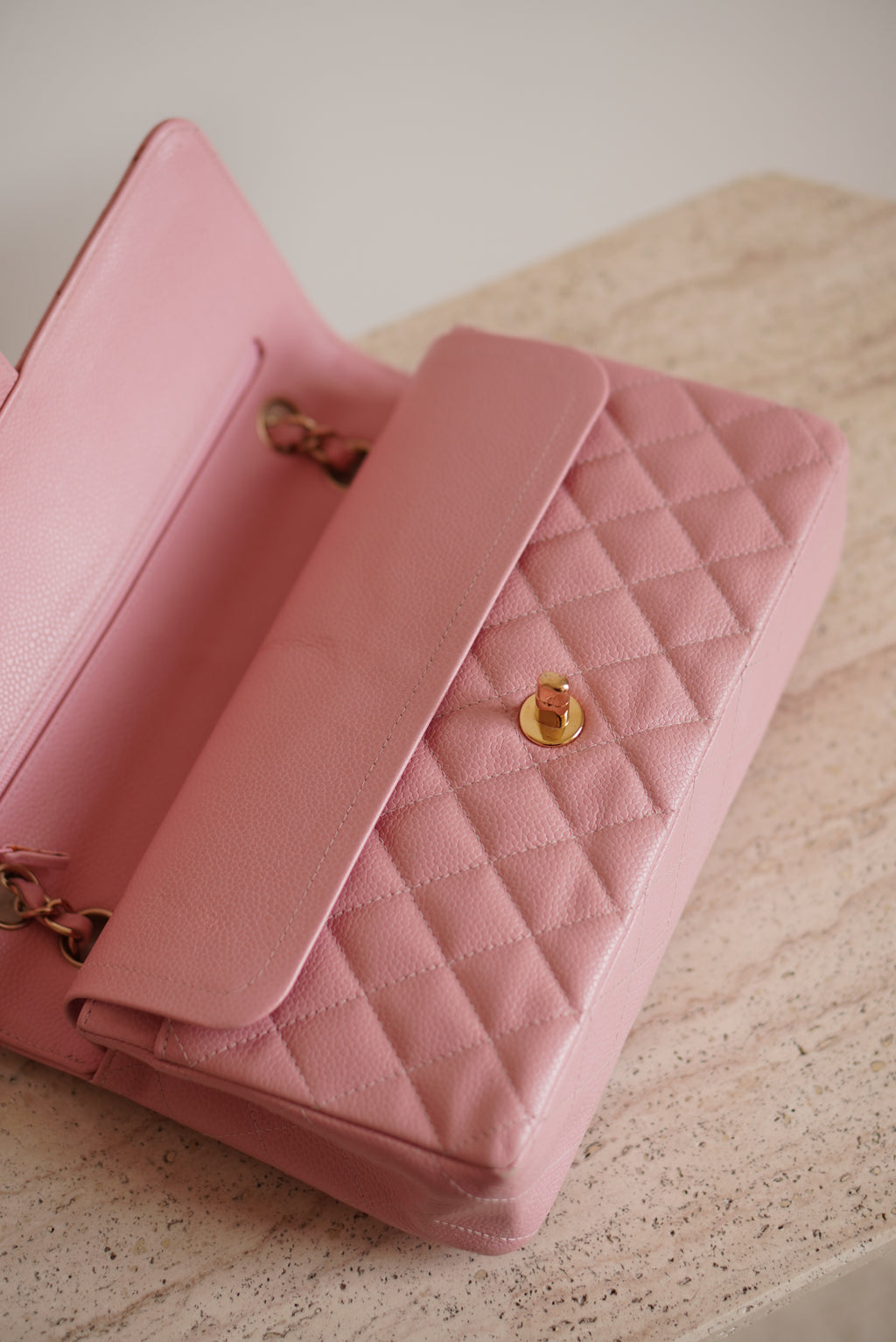 CHANEL CLASSIC MEDIUM DOUBLE FLAP | ROSE SAKURA