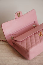 CHANEL CLASSIC MEDIUM DOUBLE FLAP | ROSE SAKURA