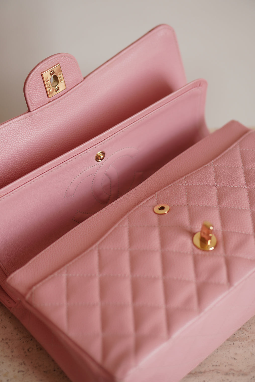 CHANEL CLASSIC MEDIUM DOUBLE FLAP | ROSE SAKURA