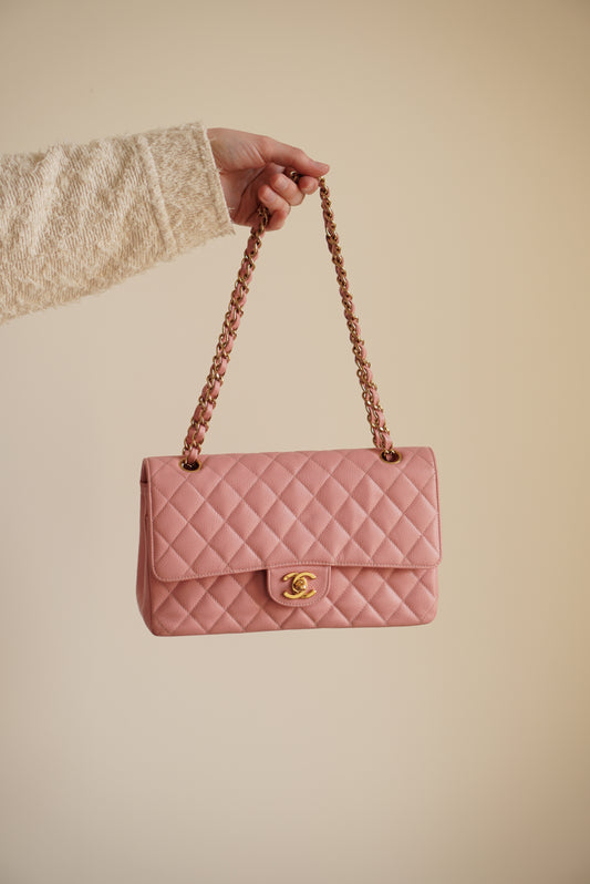 CHANEL CLASSIC MEDIUM DOUBLE FLAP | ROSE SAKURA