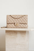 CHANEL CLASSIC MEDIUM DOUBLE FLAP | TAUPE