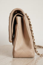 CHANEL CLASSIC MEDIUM DOUBLE FLAP | TAUPE