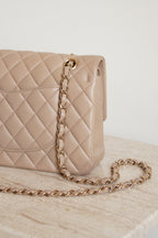 CHANEL CLASSIC MEDIUM DOUBLE FLAP | TAUPE