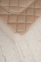 CHANEL CLASSIC MEDIUM DOUBLE FLAP | TAUPE
