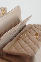 CHANEL CLASSIC MEDIUM DOUBLE FLAP | TAUPE