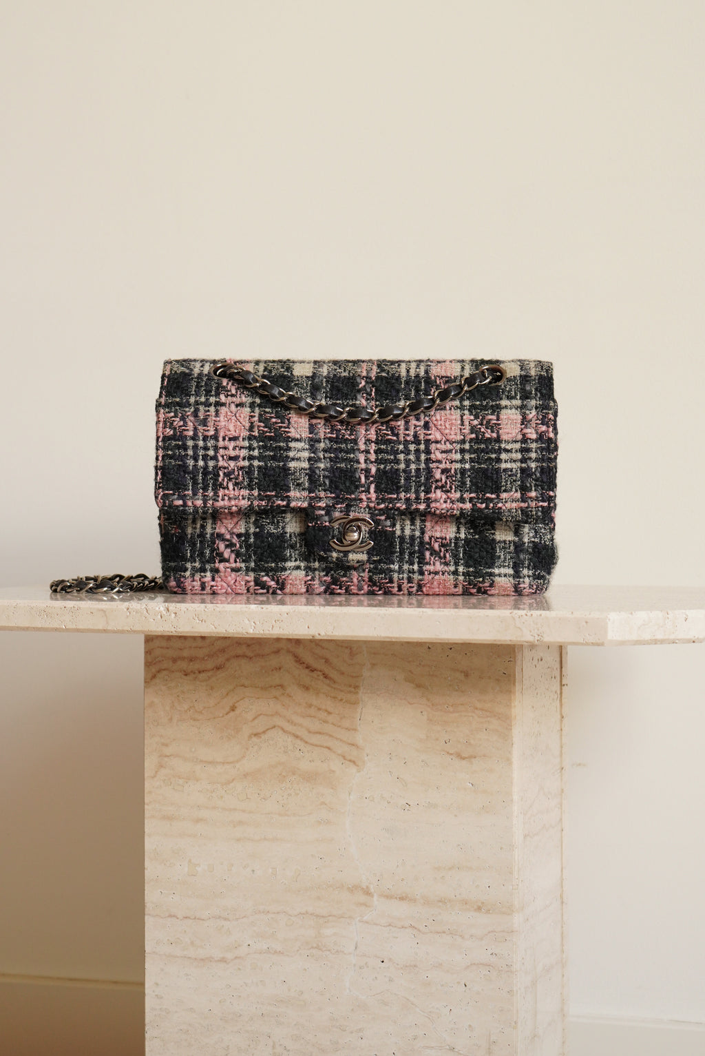 CHANEL CLASSIC MEDIUM DOUBLE FLAP | TWEED