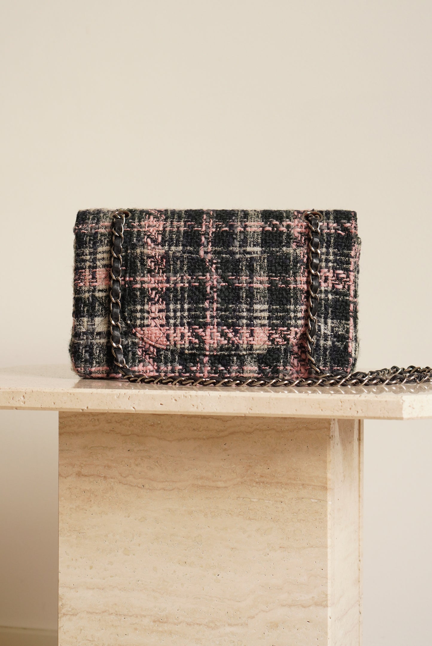 CHANEL CLASSIC MEDIUM DOUBLE FLAP | TWEED