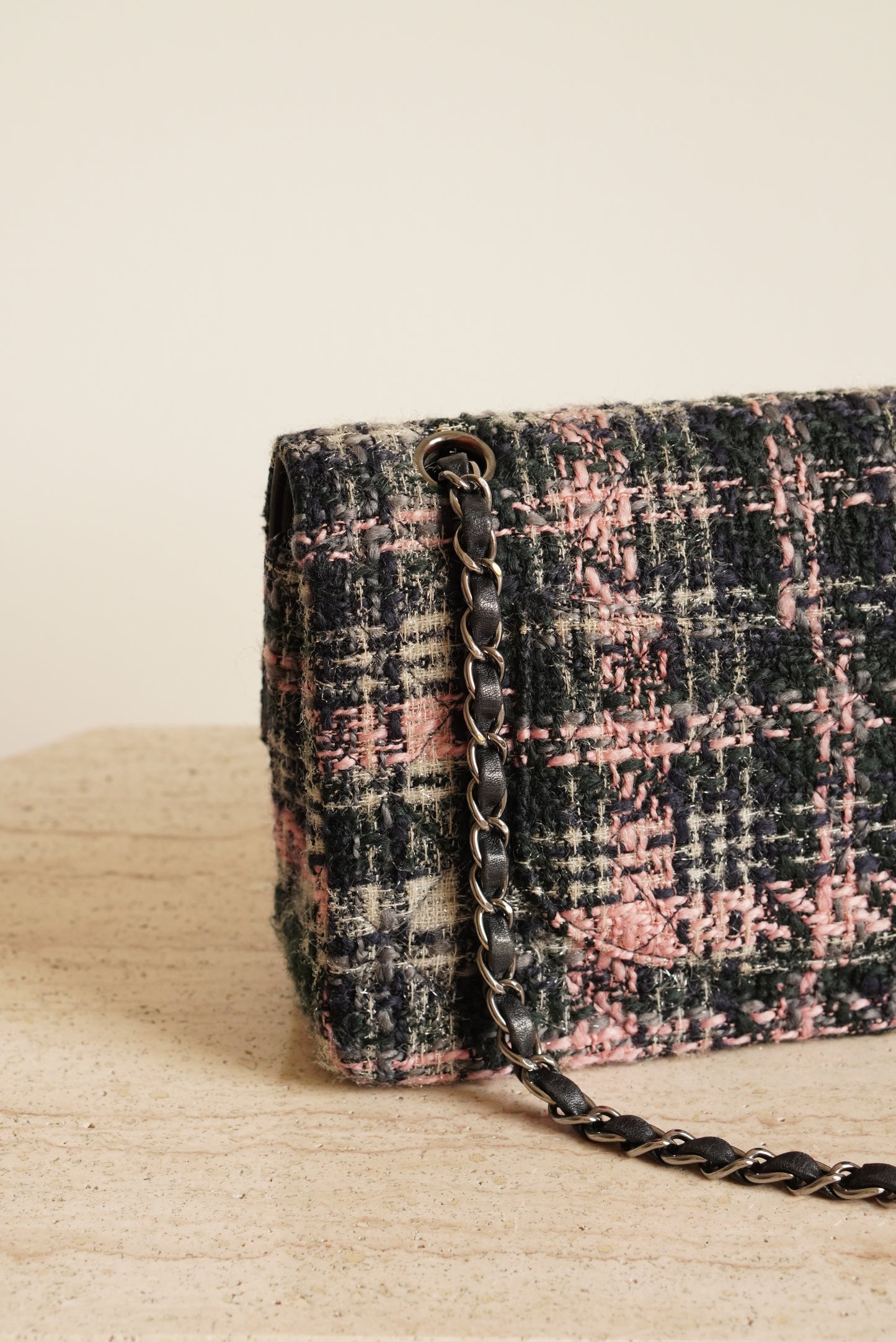 CHANEL CLASSIC MEDIUM DOUBLE FLAP | TWEED