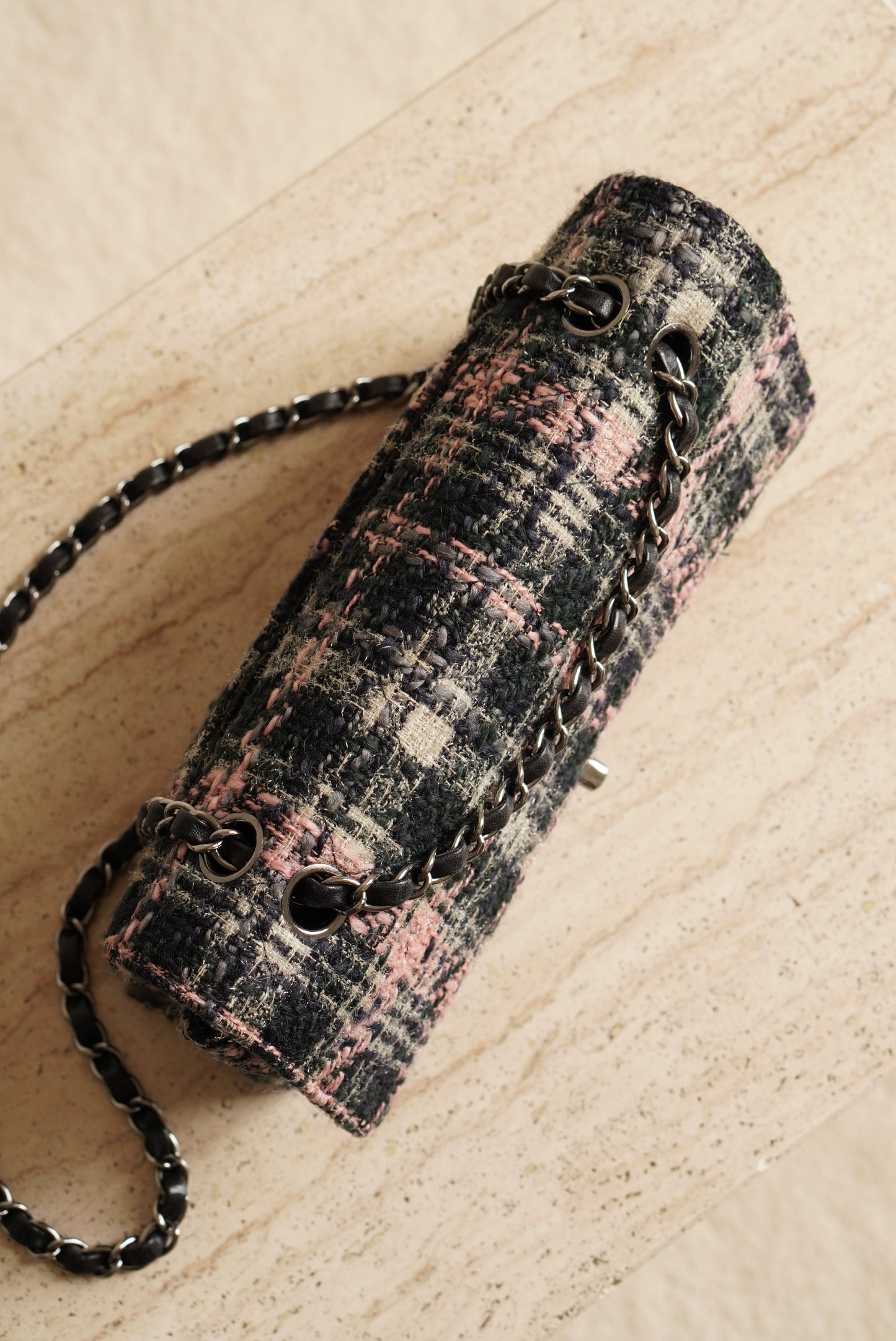 CHANEL CLASSIC MEDIUM DOUBLE FLAP | TWEED
