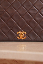 CHANEL FULL FLAP | BROWN