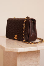 CHANEL FULL FLAP | BROWN
