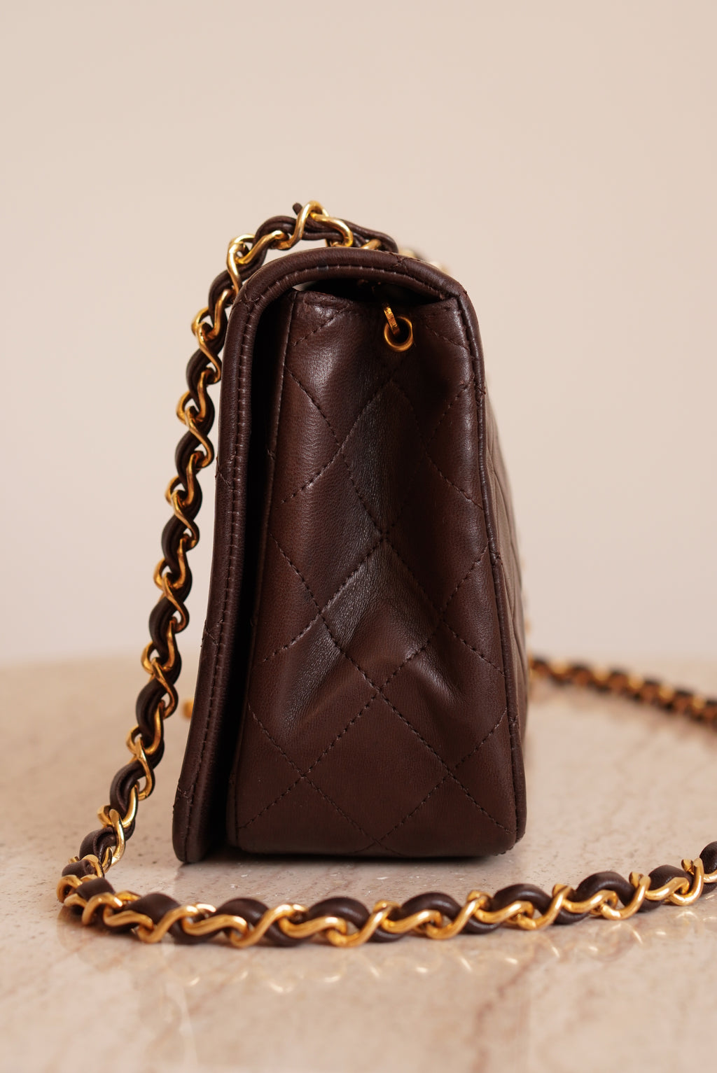CHANEL FULL FLAP | BROWN