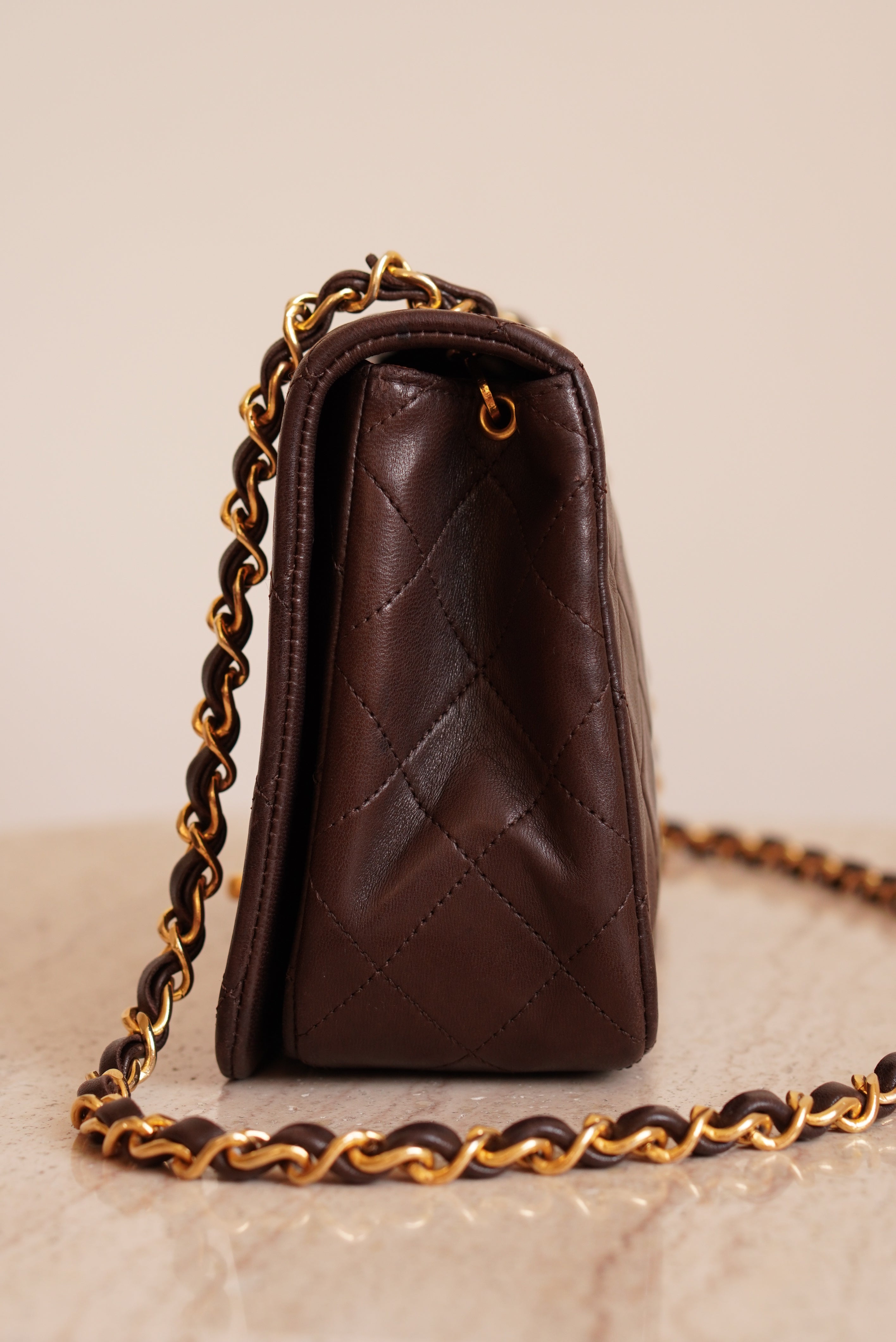 CHANEL FULL FLAP | BROWN