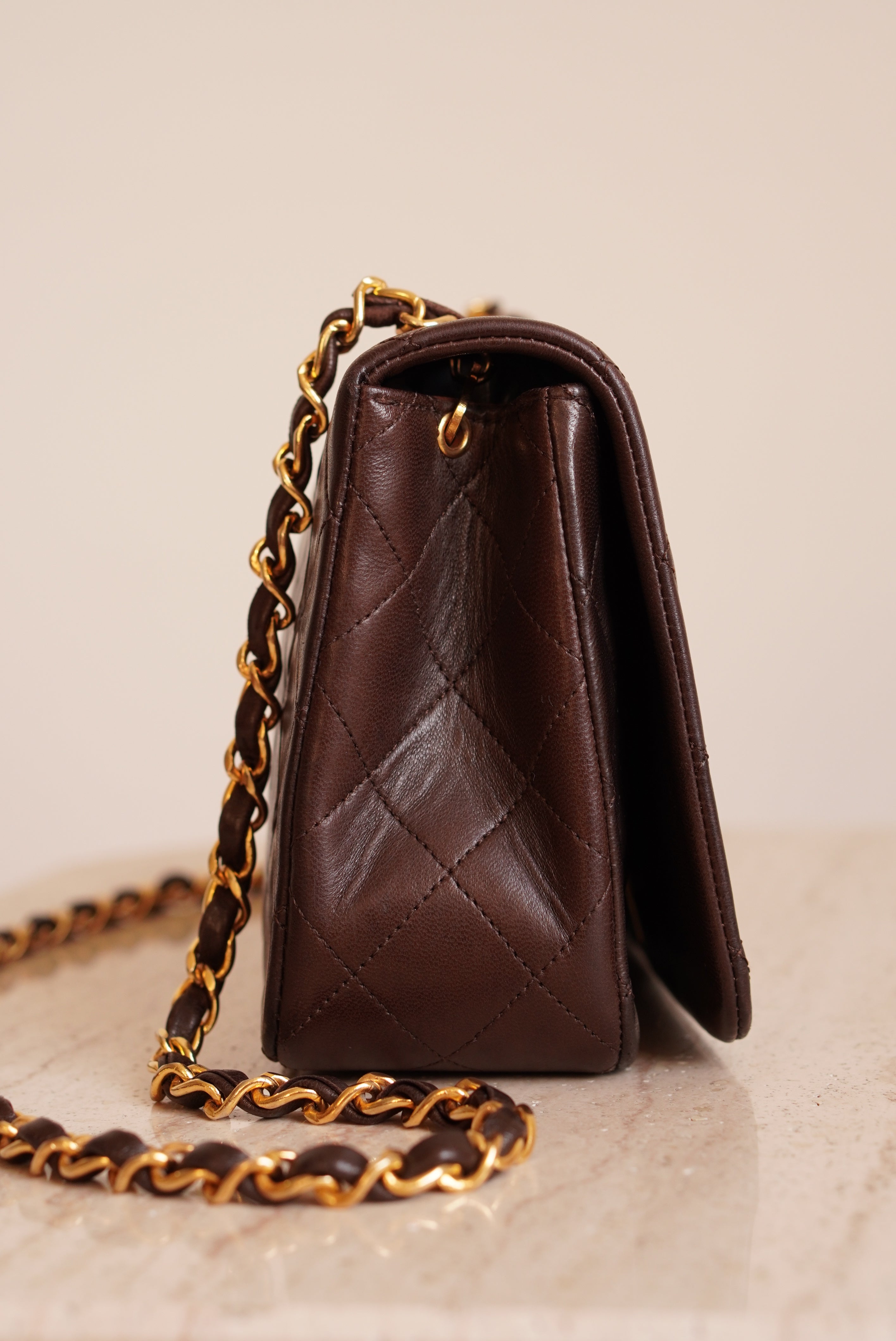 CHANEL FULL FLAP | BROWN