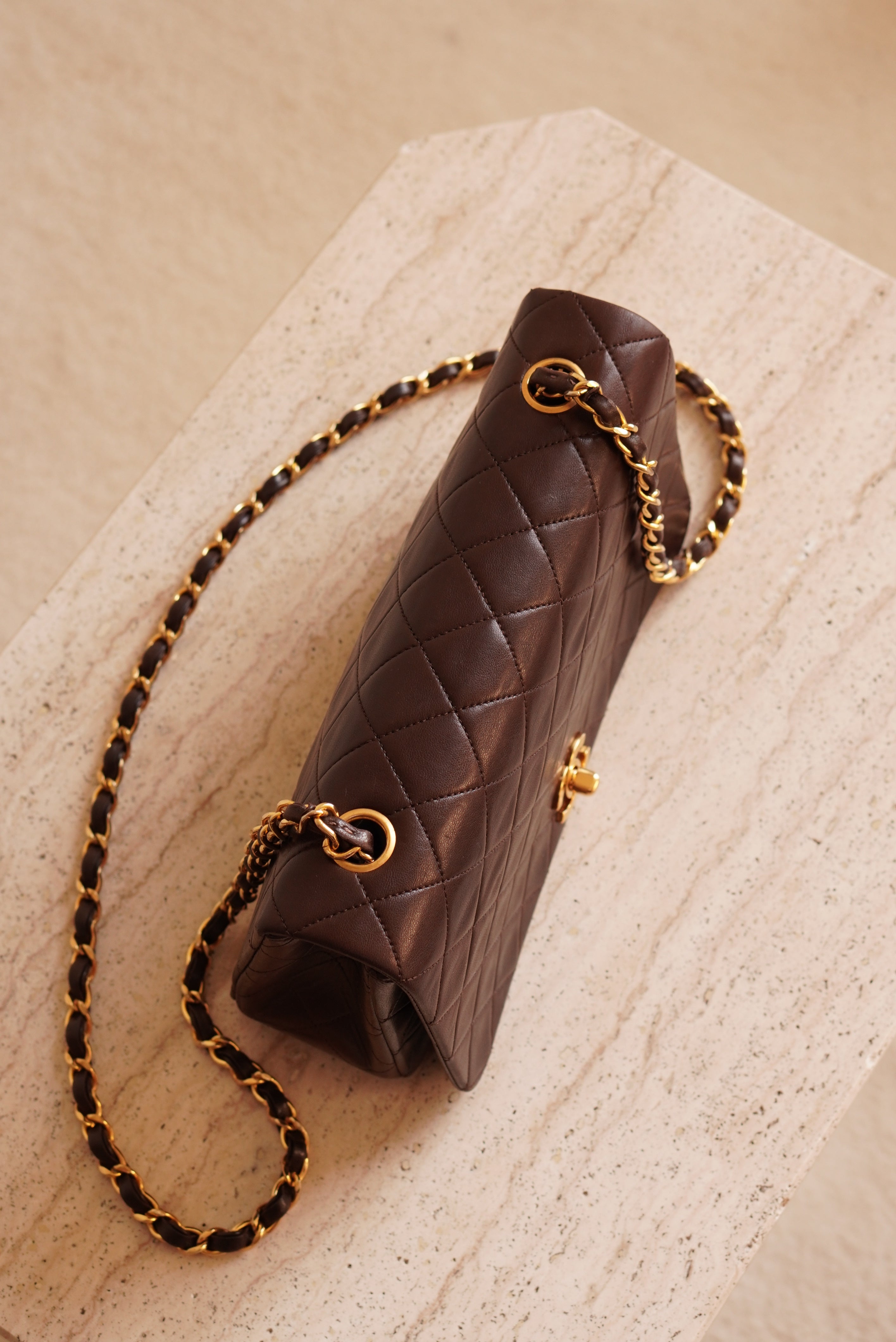 CHANEL FULL FLAP | BROWN