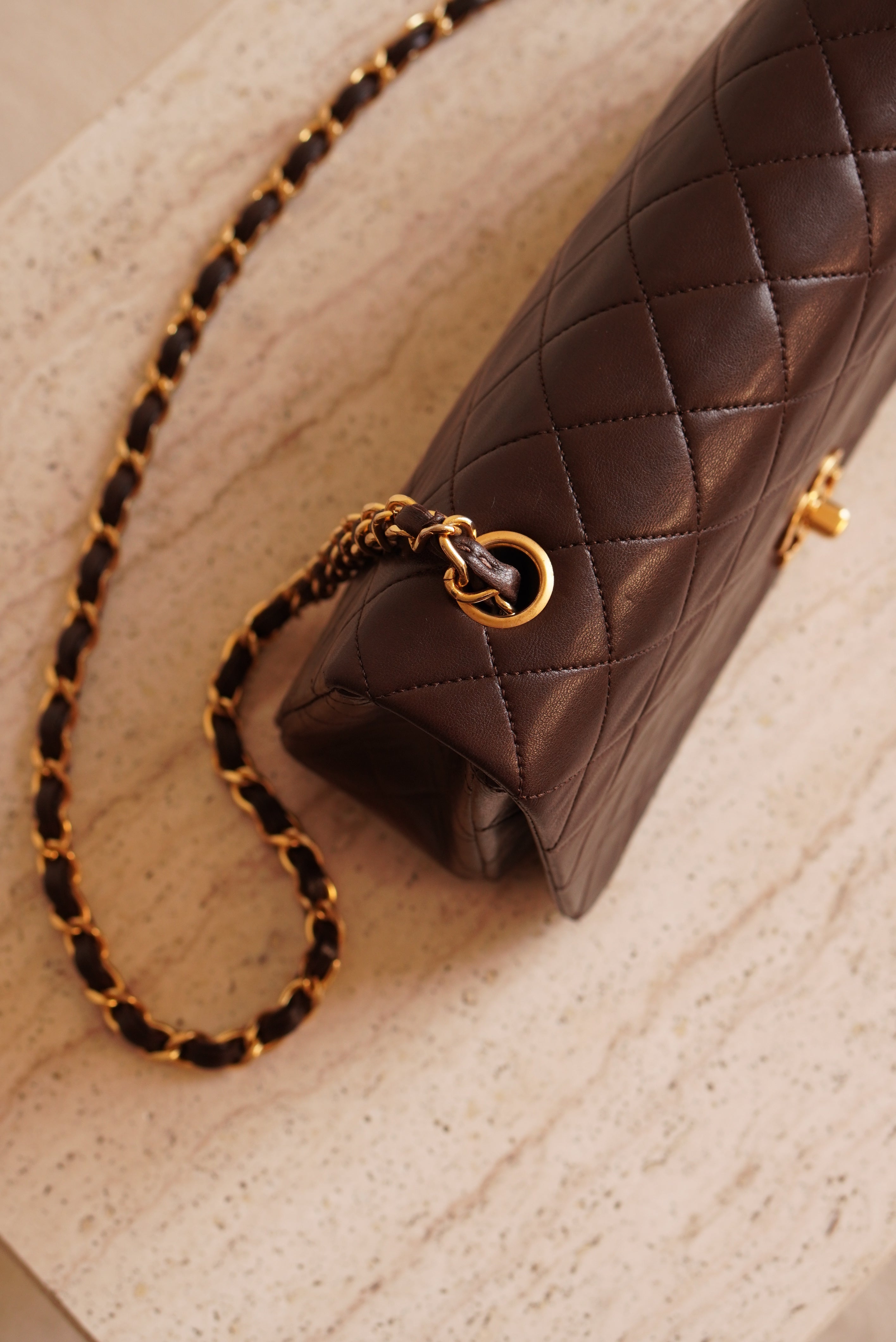 CHANEL FULL FLAP | BROWN