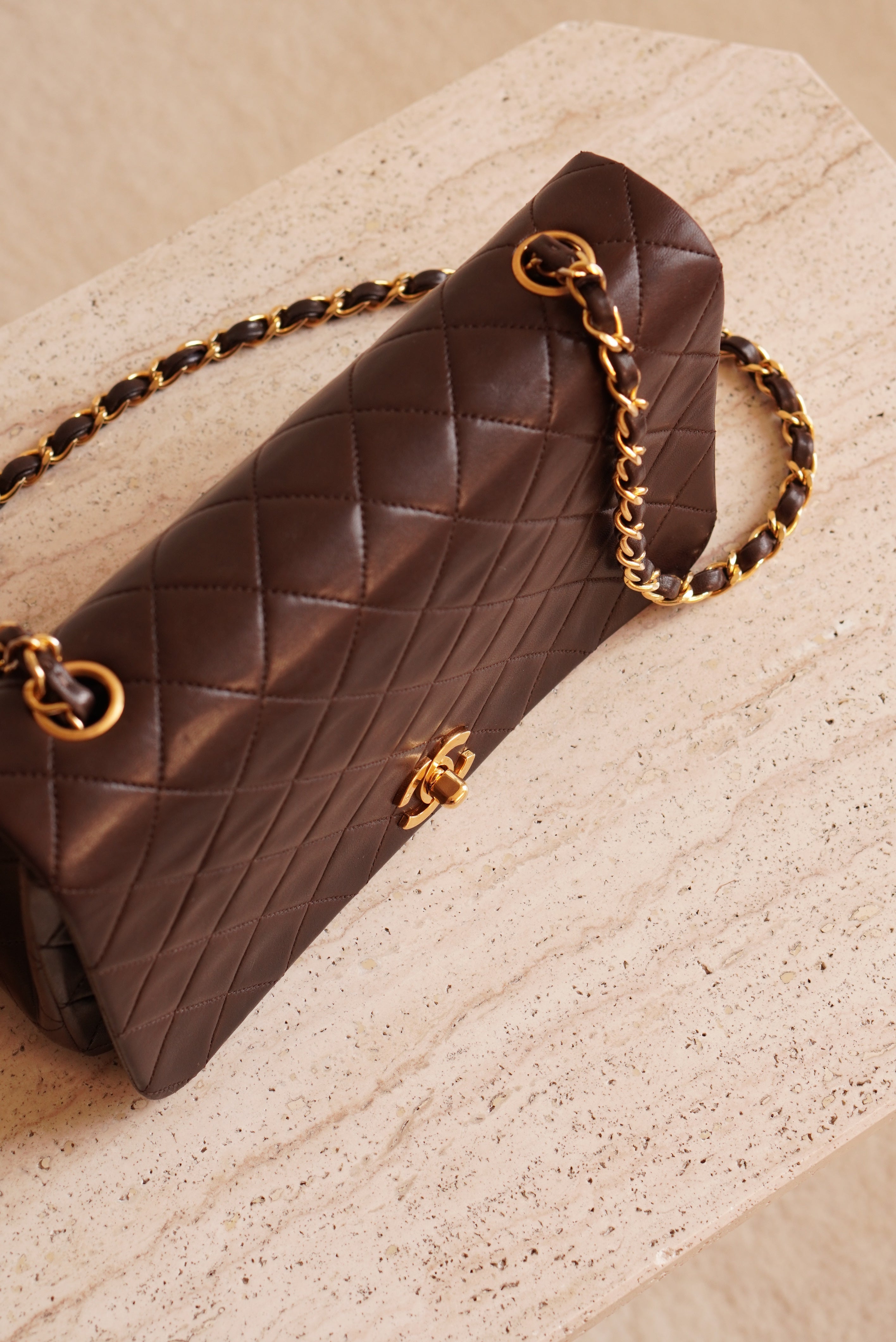 CHANEL FULL FLAP | BROWN