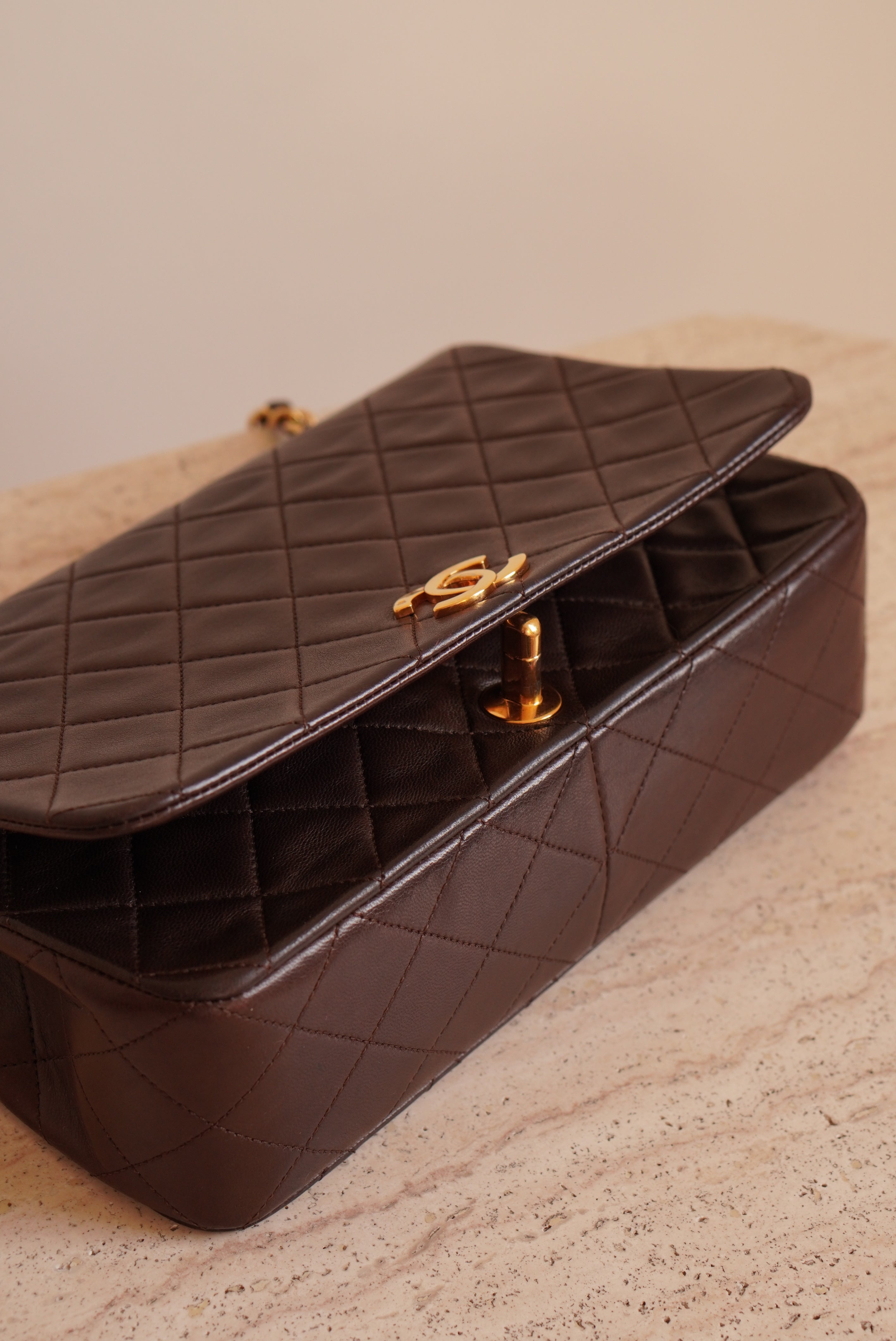 CHANEL FULL FLAP | BROWN