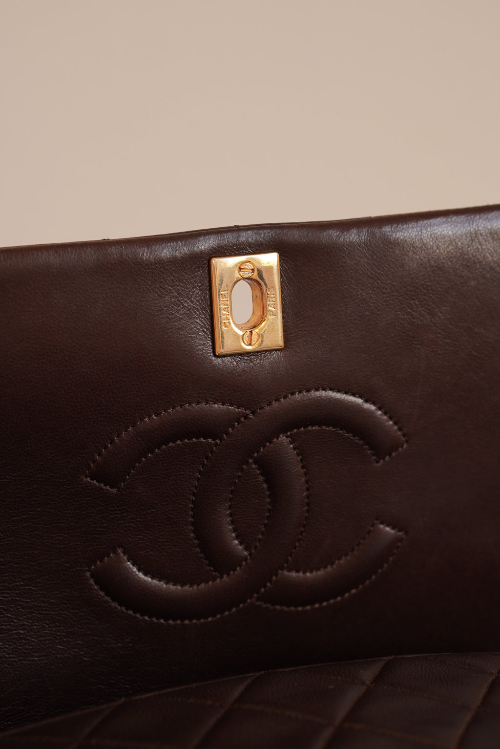 CHANEL FULL FLAP | BROWN