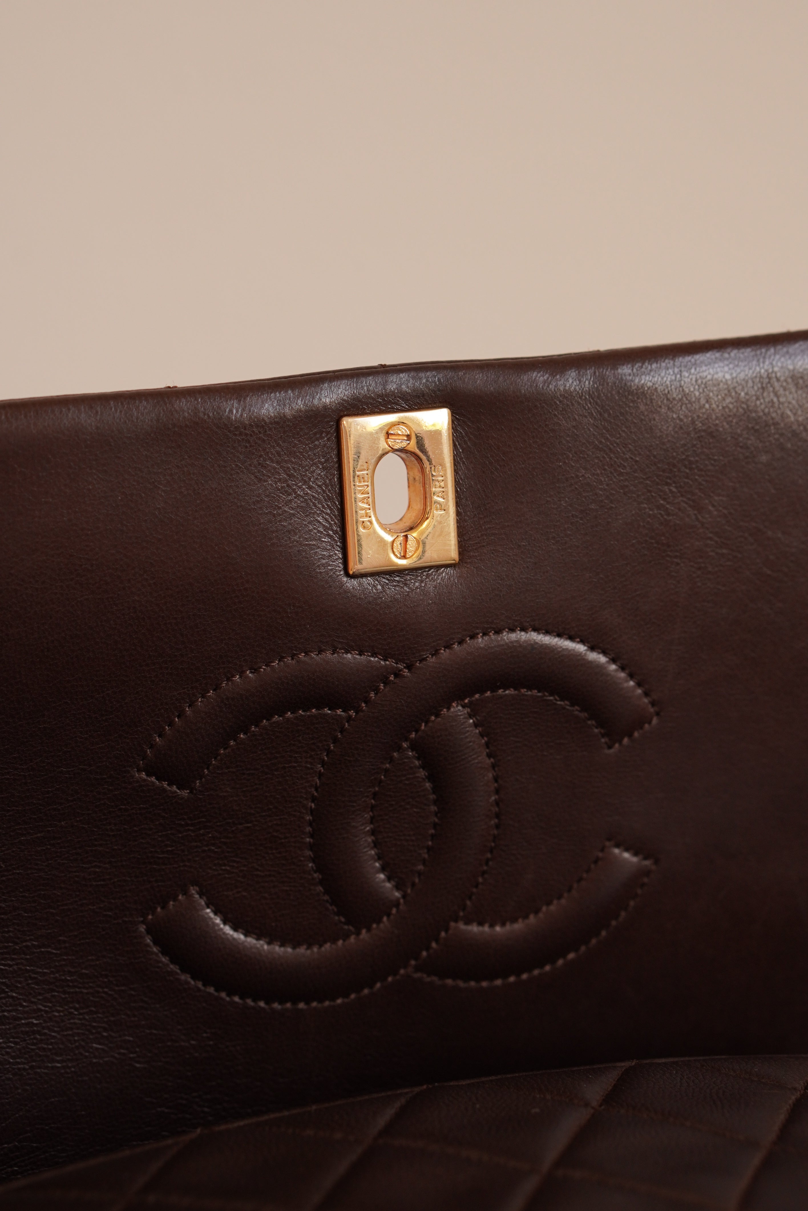 CHANEL FULL FLAP | BROWN