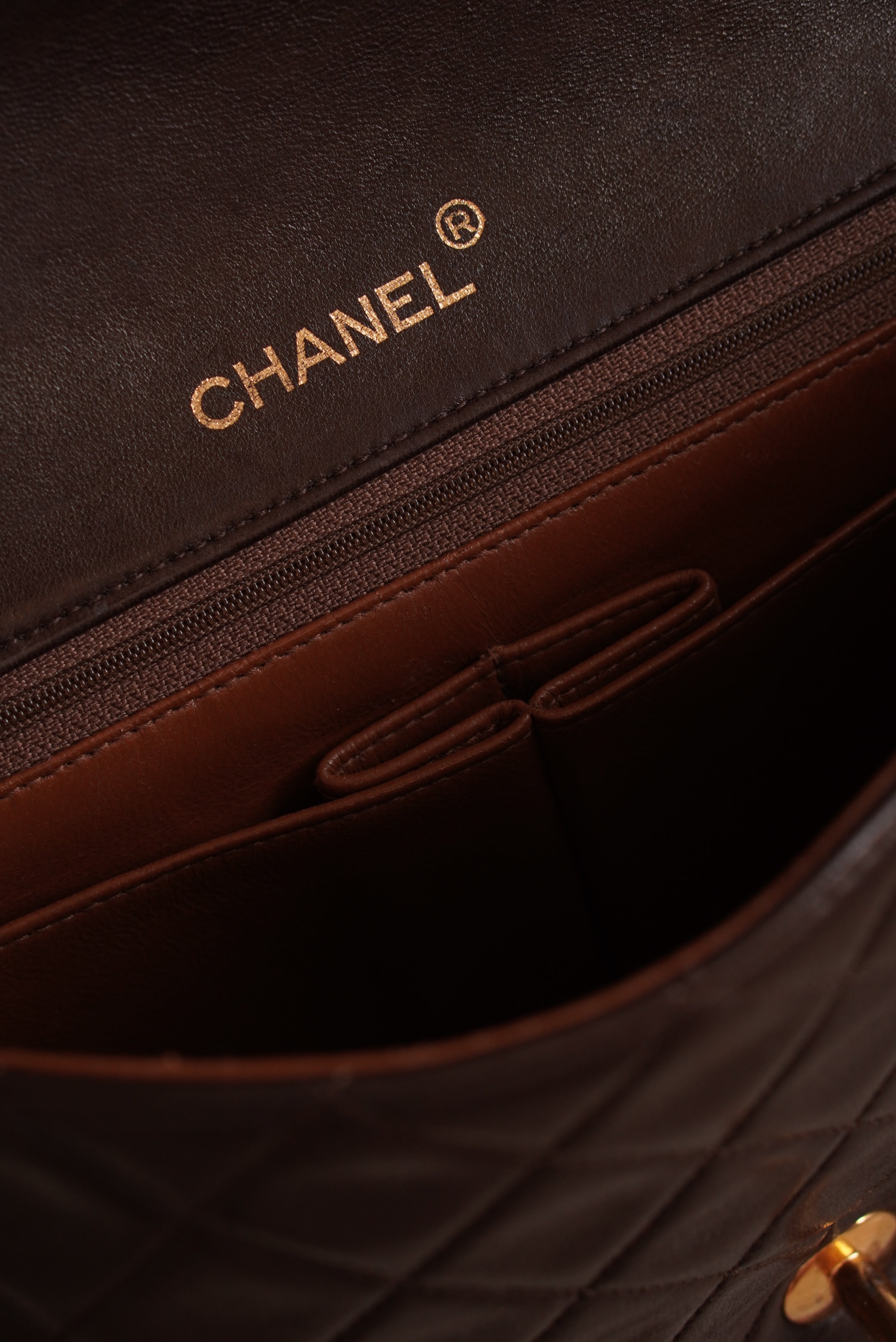 CHANEL FULL FLAP | BROWN