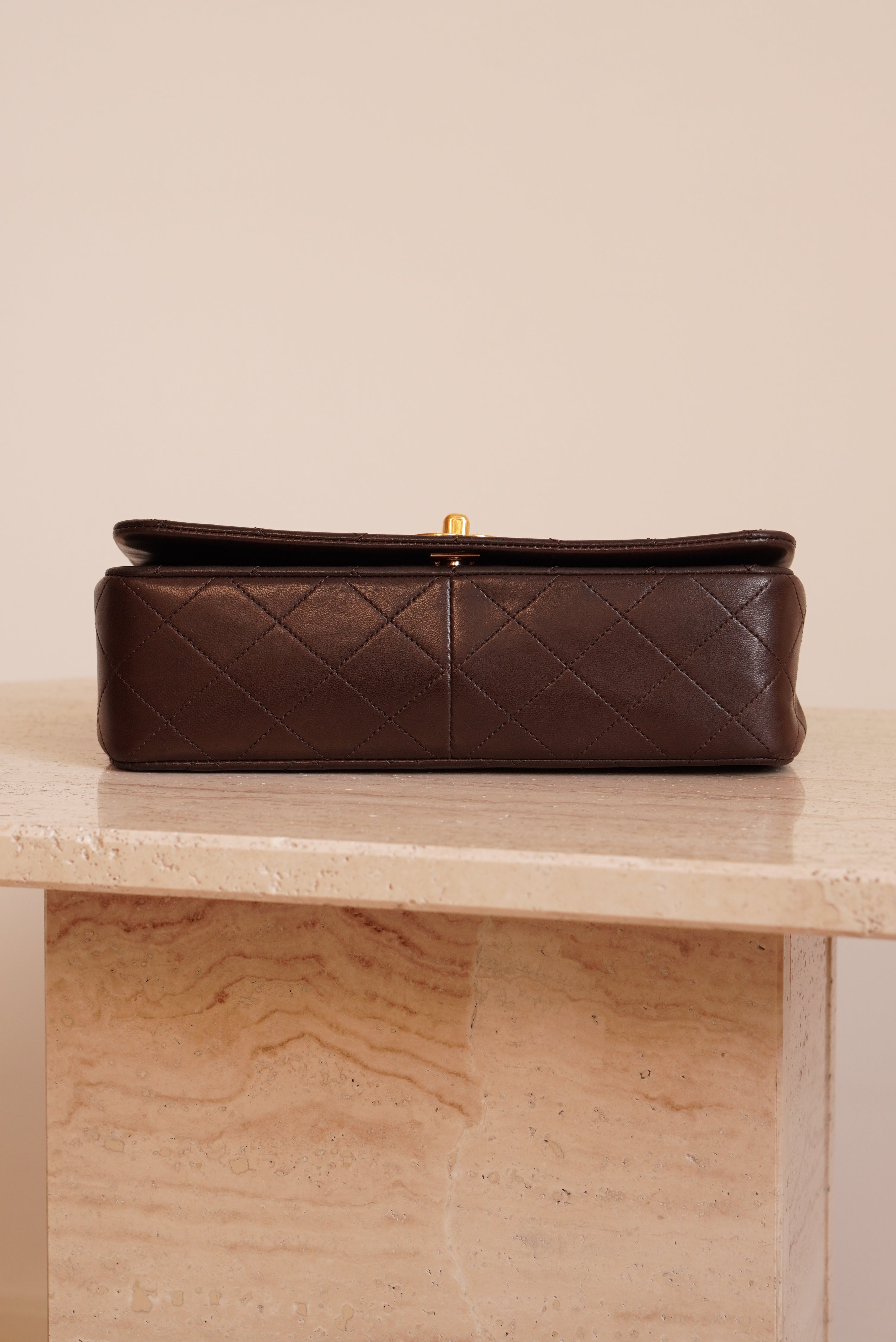 CHANEL FULL FLAP | BROWN