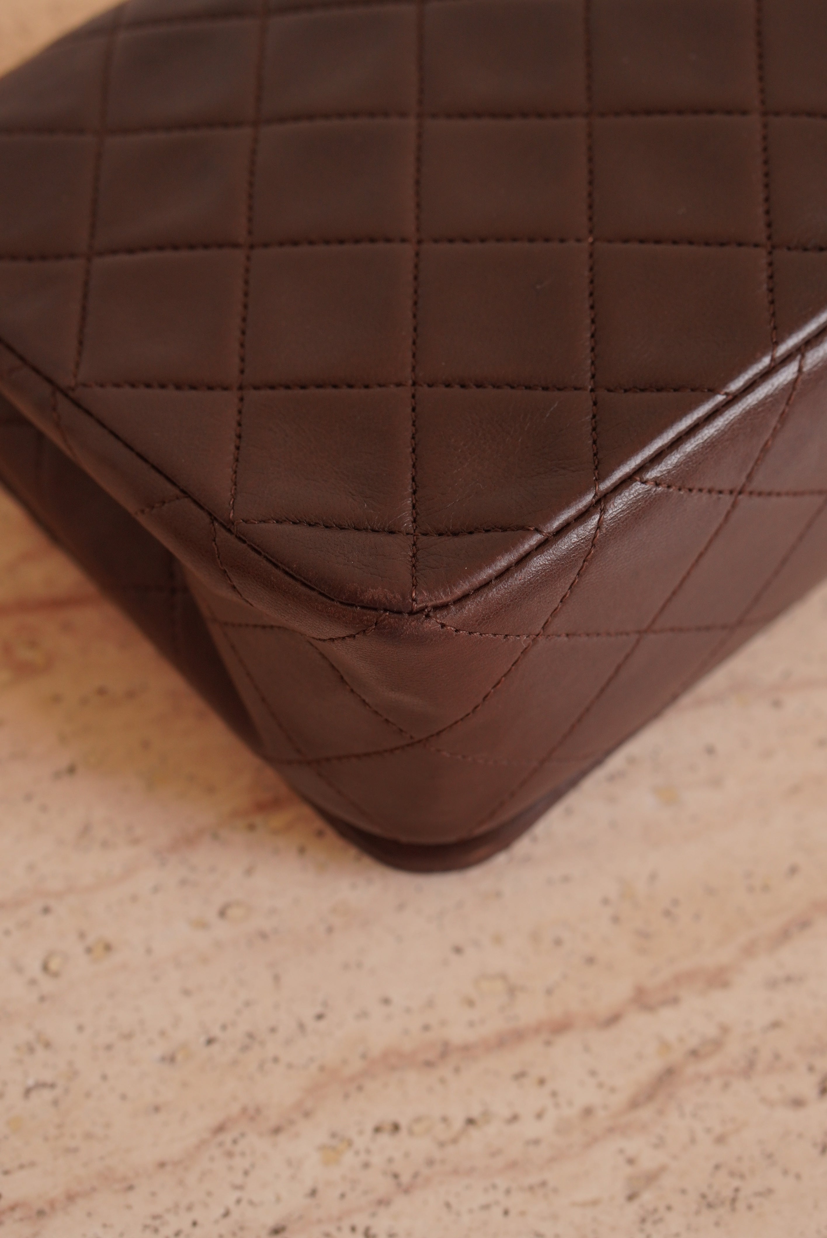 CHANEL FULL FLAP | BROWN