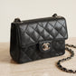 CHANEL CLASSIC MINI SQUARE | BLACK