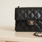 CHANEL CLASSIC MINI SQUARE | BLACK