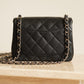 CHANEL CLASSIC MINI SQUARE | BLACK