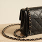 CHANEL CLASSIC MINI SQUARE | BLACK