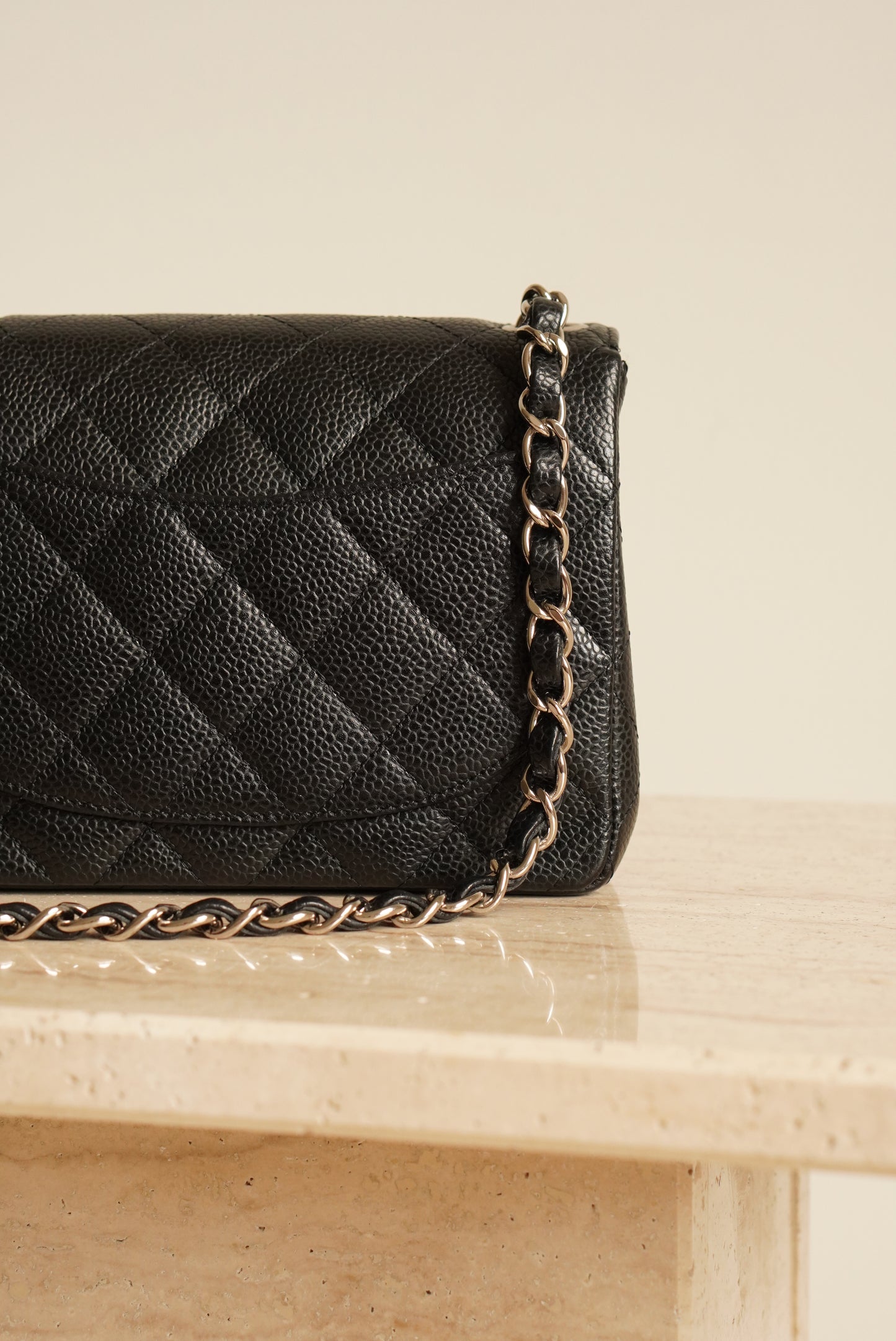 CHANEL CLASSIC MINI SQUARE | BLACK